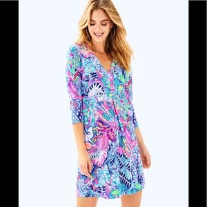 Lilly Pulitzer Long Sleeve Amina Dress, Large